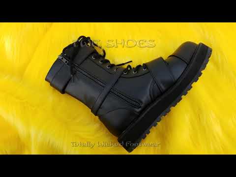 Valor 220 Demonia Goth Rock Men's Ankle Boots