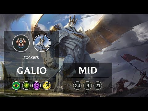 Galio Mid vs Lissandra - BR Challenger Patch 8.24