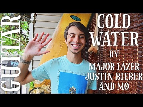 Cold Water (feat. Justin Bieber & MØ) by Major Lazer Guitar Lesson // Easy Chords!!