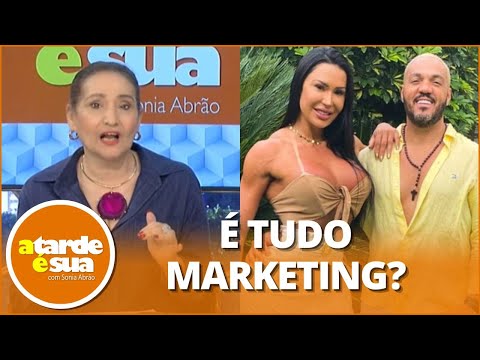 É marketing? Sonia Abrão especula sobre término de Belo e Gracyanne: “Não se surpreendam”