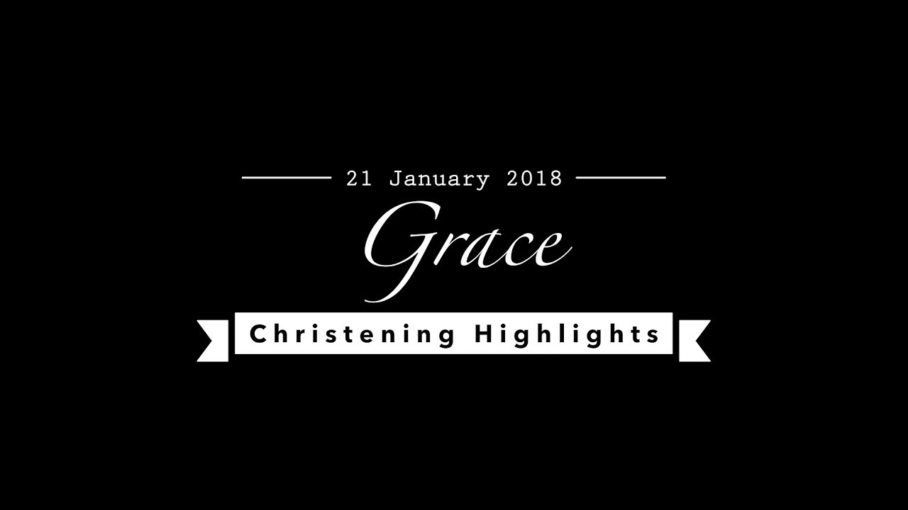 Highlights film from a family christening