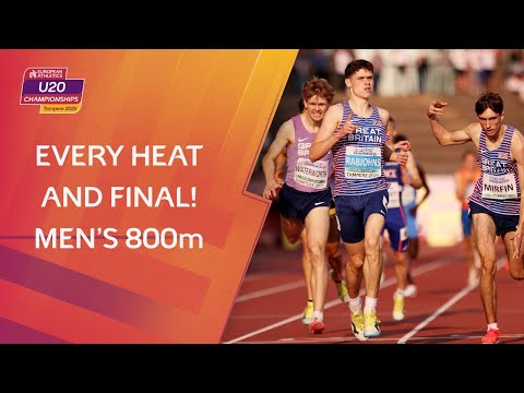 EVERY Heat and Final of the Men's 800m | U20 Tampere 2025