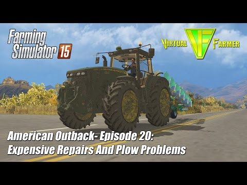 Let's Play Farming Simulator 15 - American Outback Ep20: Expensive Repairs And Plow Problems