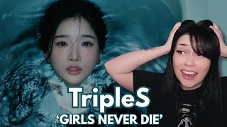 Download lagu FIRST TIME REACTING TO tripleS ‘Girls Never Die’ MV! mp3