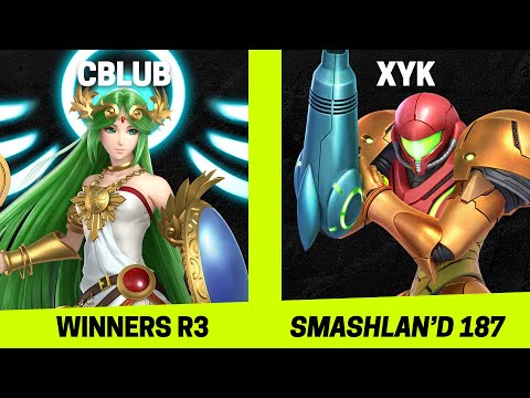 SmashLAN'd 187 Winners R3 - CBlub (Palutena, Sephiroth) vs XYK (Samus) - SSBU Tournament