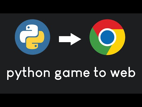 Export Python pygame Game to Web with WebAssembly (pygbag tutorial)