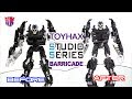 KL變形金剛玩具分享484 Toyhax Labels For SS BARRICADE 電影工作室 判官升級貼紙