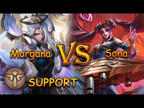 Morgana vs Sona | Support | Full game | League of Legends - patch 13.23