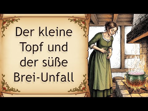 Der kleine Topf und der süße Brei-Unfall: Als das Dorf im Brei versank! | Märchen für Kinder