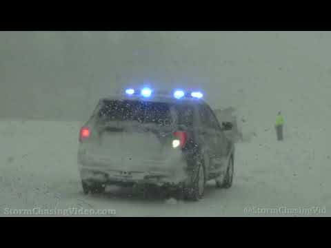 Blizzard / Nor'easter creates travel nightmare, Franklin, MA - 1/29/2022