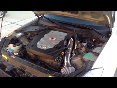 Takeda intake on 06 g35 coupe