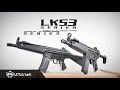 Product video forLCT LK-53A2 Full Metal Electric Blowback Airsoft AEG (Black)