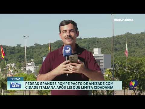 Pedras Grandes rompe pacto com cidade italiana