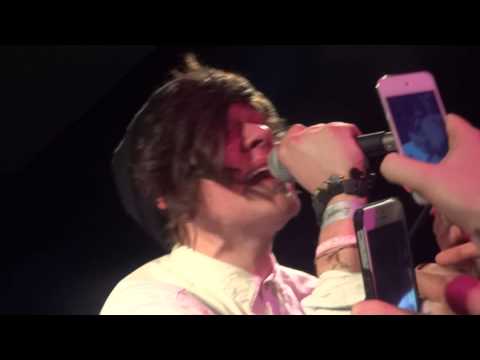 Frankie Cocozza Iris and stage invasion