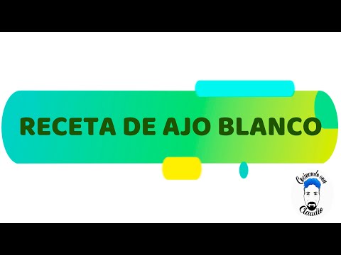 Super Receta de Ajo Blanco Malagueño. Delicioso con Uvas.