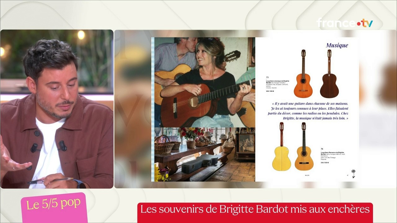 Les souvenirs de Brigitte Bardot mis aux enchères - Le 5/5 Pop de Lorrain Sénéchal