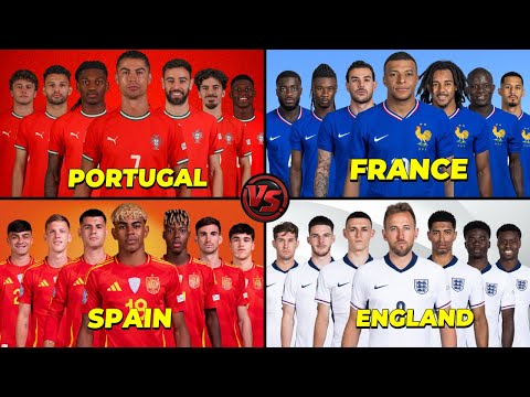 2026 Continental Clash 🏆⚽ | Portugal vs France vs Spain vs England