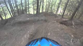 preview picture of video 'Revolution Bike Park - The Black Main line GoPro'