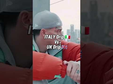 Italy Drip 🇮🇹 Vs UK Drip 🇬🇧 #ukdrip #italydrip #dripbattle #ukvsitaly #fashion #centralcee #roadman