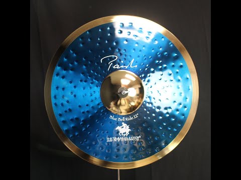 Paiste 22" Signature "Rhythmatist" Blue Bell Ride - 3474g (video demo) image 2