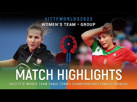 Highlights | Paulina Krzysiek (POL) vs Helga Dari (HUN) | WT Grps | #ITTFWorlds2022