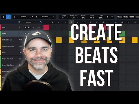 Build Drums Fast Using Pattern Editor in Studio One