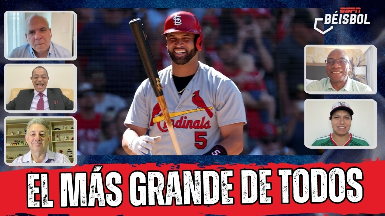ALBERT PUJOLS es el MEJOR y MÁS GRANDE LATINO en la HISTORIA de GRANDES LIGAS | ESPN Beisbol