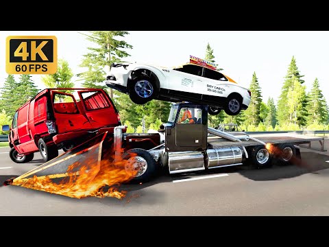 BeamNG Drive - Cars vs RoadRage #2