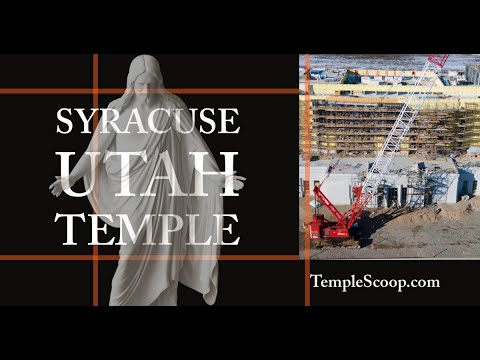 Temple in Syracuse Utah Temple