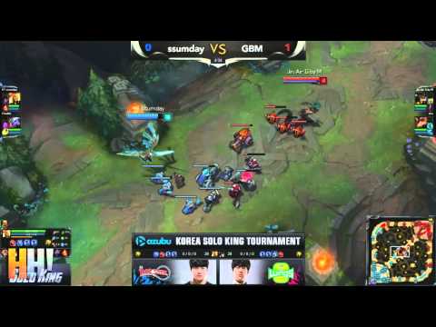 2. [kr] Ssumday vs GBM - Game 2 - "The Solo King" Korean 1vs1 Tournament  Semifinals