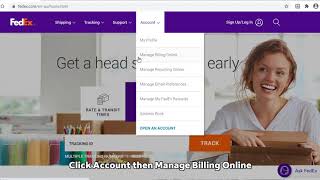 How to access invoices online via FedEx Billing Online