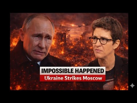 MOSCOW IN FLAMES as Putin Signals “Withdraw” — Massive Strike Hits Russia’s Capital  Rachel Maddow