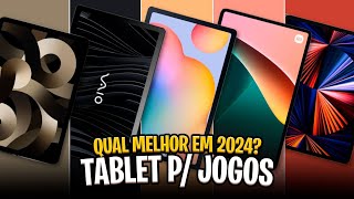 Os 5 Melhores TABLETS PARA JOGOS de 2024! RODA TUDO ✅