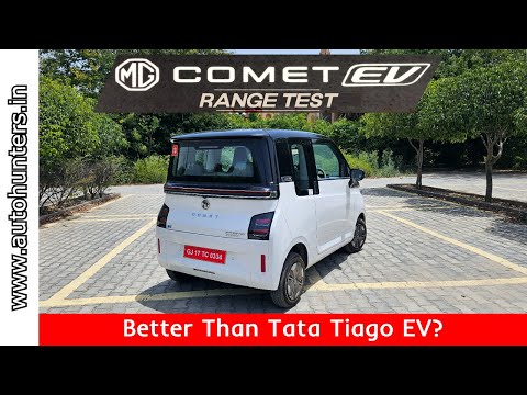 MG Comet EV Range Test - Can It Out Run The Tata Tiago EV? Cheapest Electric Car In India