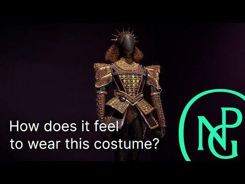 Installing a costume from SIX The Musical | Behind the Scenes at NPG