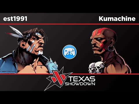 Texas Showdown 2017 SSF2T - est1991 (T.Hawk) vs. Kumachine (Dhalsim) - WR3