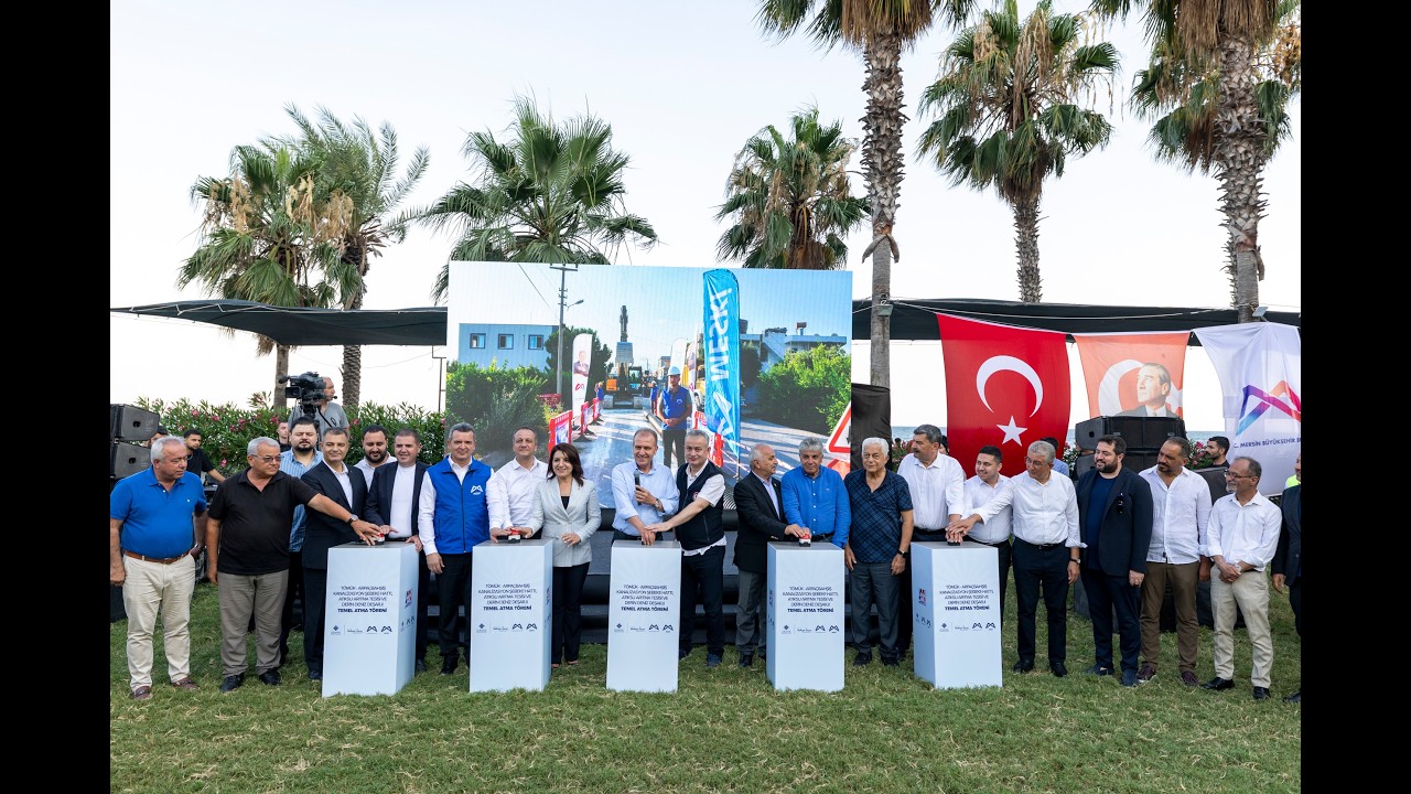 MESKİ’NİN DEV ALTYAPI YATIRIMININ TEMELİ ERDEMLİ’DE ATILDI