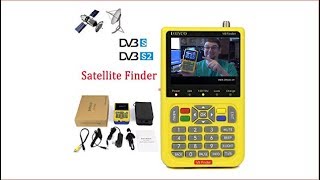 Freesat V8 Satellite Finder DVB S2 Receiver Digital Signal Meter Outdoor Signal Detector - Review
