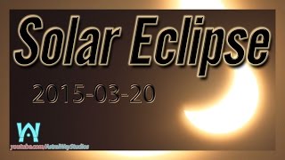 preview picture of video 'Partial Solar Eclipse 2015-03-20 Time Lapse'