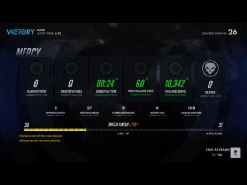 How to carry as mercy. Solo healing 10k and 0 deaths