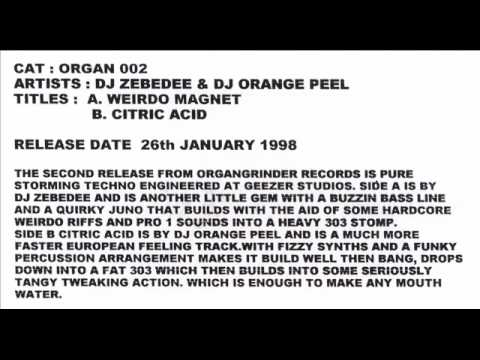 Organgrinder 2 - Orange Peel - Citric Acid