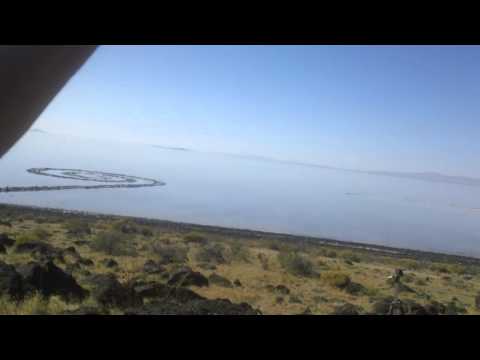 2012 the Silent Lake Nuclear Aesthetics SPIRAL JETTY @ Perfect lake level  by kevin Dwayne blanch; Video