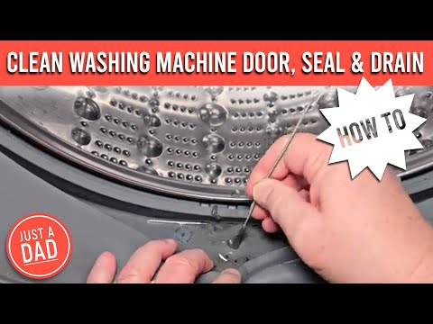 How to fix washing machine door seal when it's not draining.