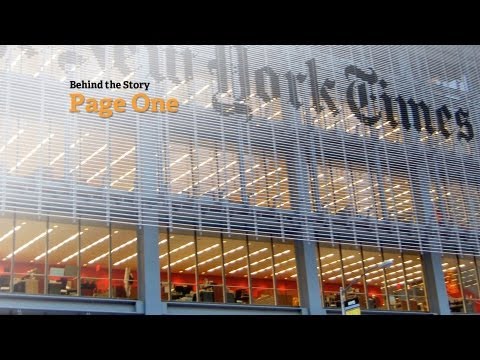 Behind the Story: Page One