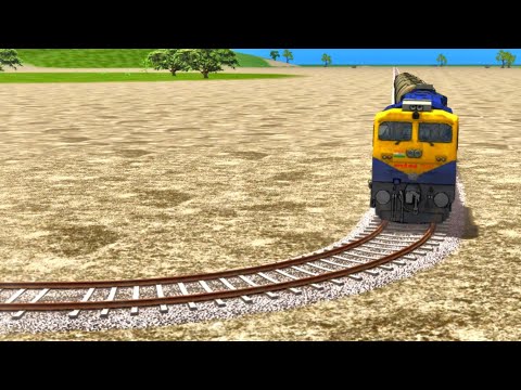 TRAINS Vs 90° SHARP RAILROAD TRUN | Train Simulator 2023