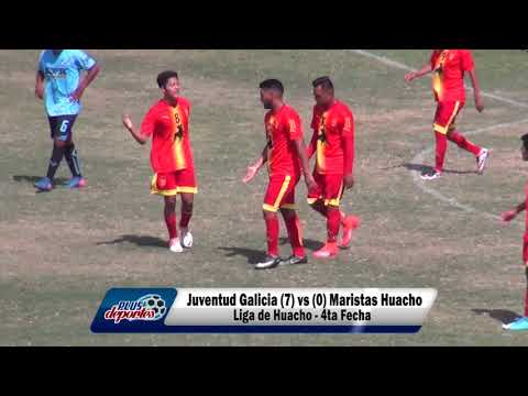 JUVENTUD GALICIA (7) vs (0) MARISTAS HUACHO - FÚTBOL HUACHANO - 4TA FECHA/2018.