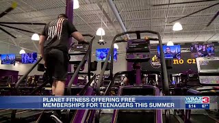 Planet Fitness offering free passes for teens this summer