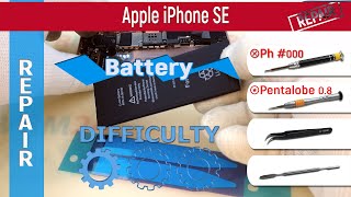 How to replace a battery 🔋 Apple iPhone SE A1662 A1723 A1724