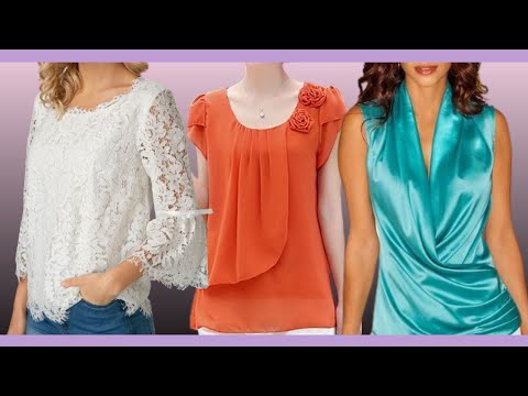 BLUSAS BONITAS Y ELEGANTES DE MODA/ BLUSA MODERNAS ELEGANTES Y FINA/ BLUSAS HERMOSAS EN TENDENCIA