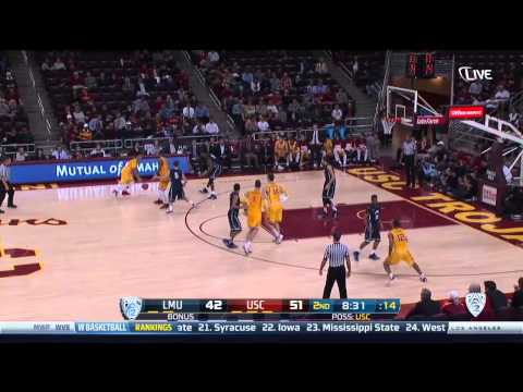 Men's Basketball: USC 77, LMU 61 - Highlights (12/03/14)